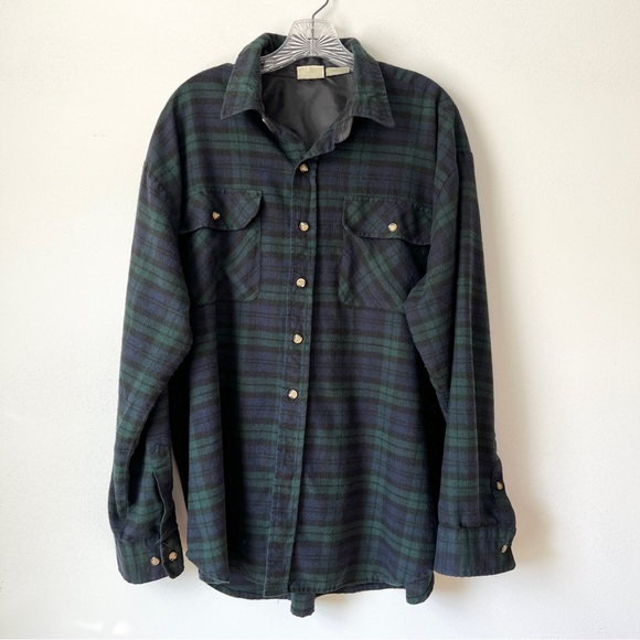 Vintage Timber Trail Plaid flannel size L - Picture 1 of 4